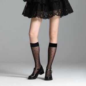 Women's Lace Knee High Socks